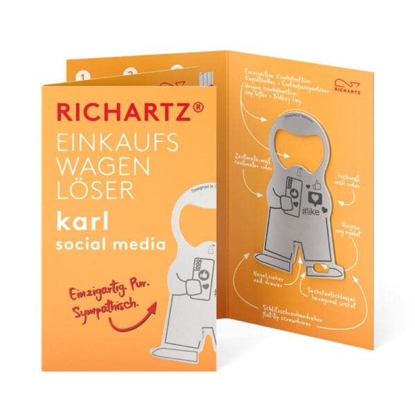 EINKAUFSWAGENLÖSER karl socialmedia