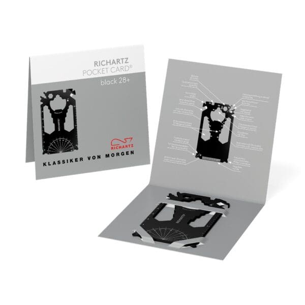 POCKET CARD black 28+