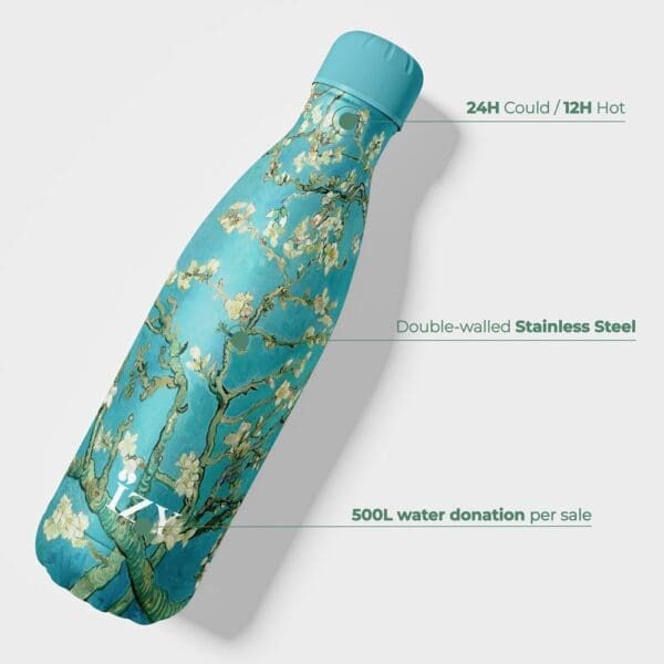 Trinkflasche / Thermoskanne 500ml x Kunstsammlung – inklusive Luxusverpackung