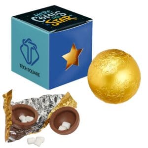 Schokoladen Heiße im Promo-Würfel