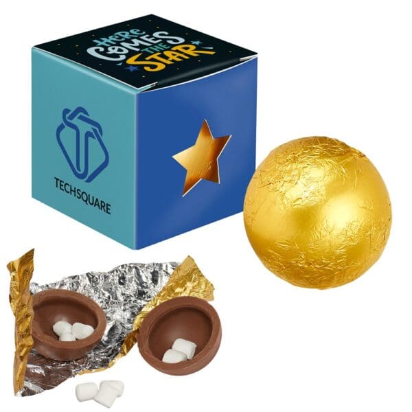 Schokoladen Heiße im Promo-Würfel