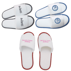 Paar Badeslipper, offen