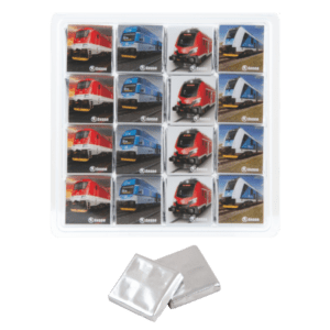 Schokolade Transparente Box Barry Callebaut