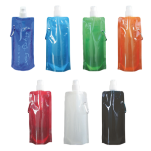 Wasser-Sachet mit Karabinerhaken 500 ml leer