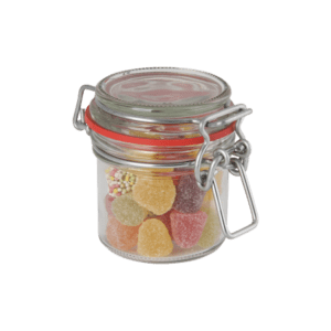 Weckgläschen 125 ml. mit verschiedenen Europäischen Süßigkeiten