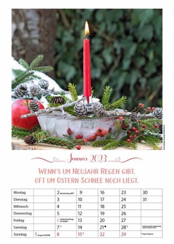 Landleben mit Bauernregeln