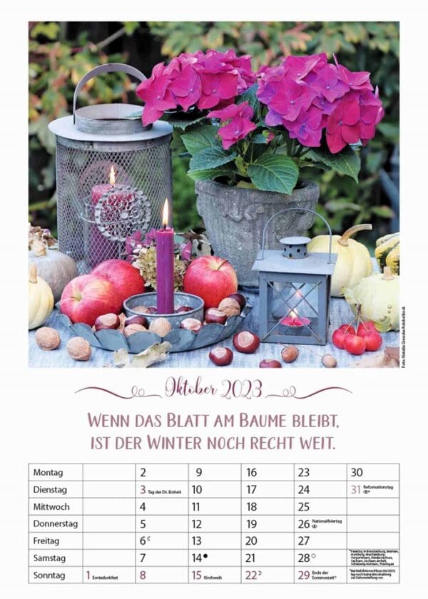 Landleben mit Bauernregeln