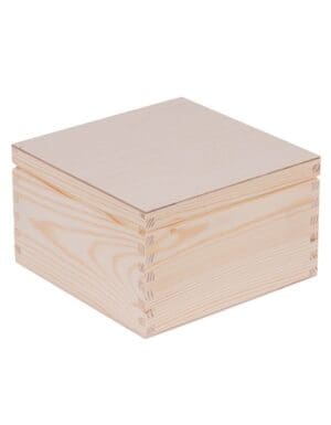 Holzkiste 20x20x13 cm