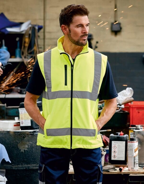 Bodywarmer Fluo Softshell