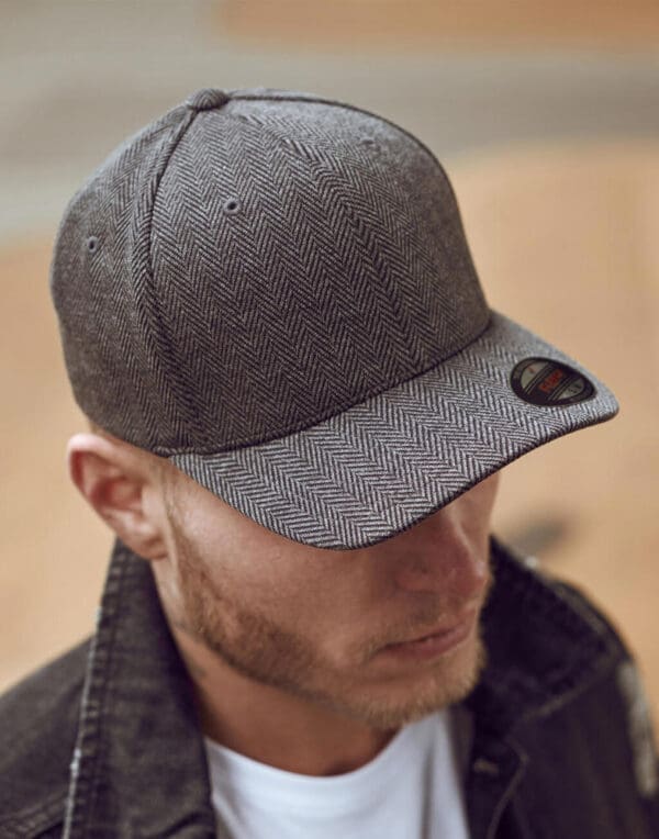 Cap Heringbone Melange