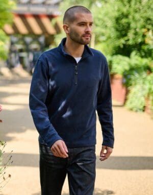 Honestly Made Recycled Half Zip Fleece