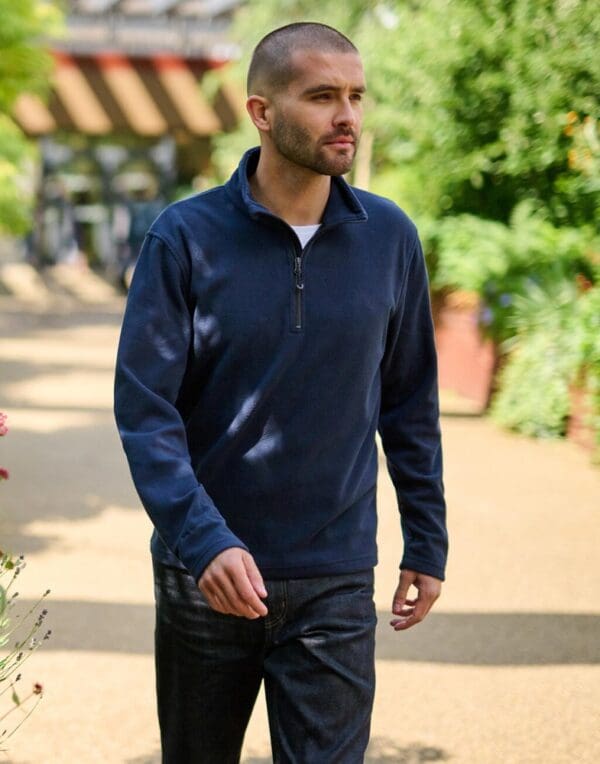 Honestly Made Recycled Half Zip Fleece