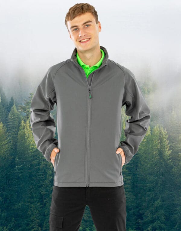 Jacket Men's Recycled 2-Layer Printable Softshell