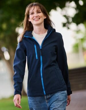 Jacket Women's Venturer 3-Layer Hooded Softshell