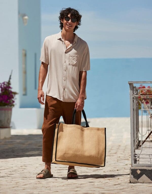 Natural Starched Jute Market Shopper