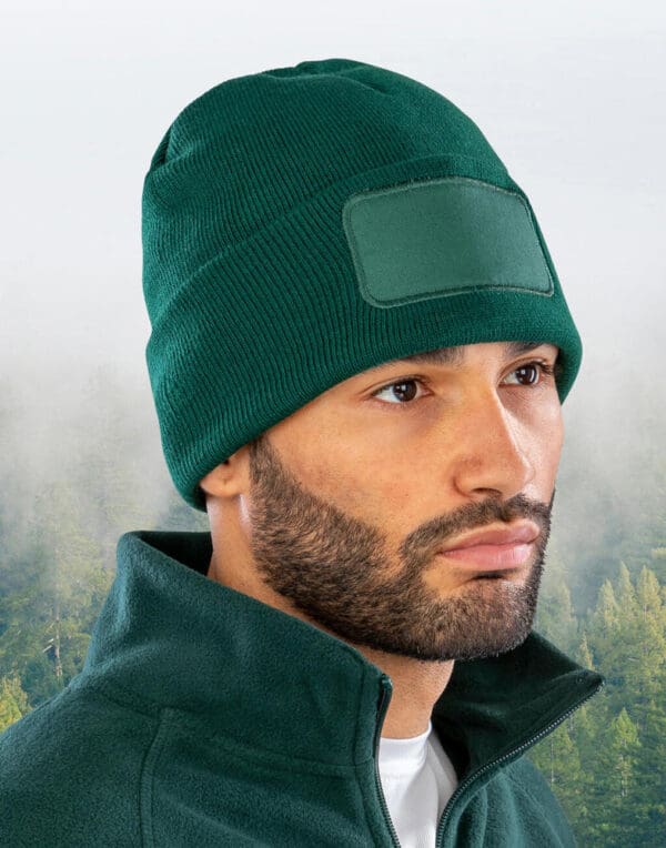 Recycled Double Knit Printers Beanie
