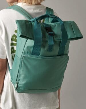 Recycled Twin Handle Roll-Top Backpack