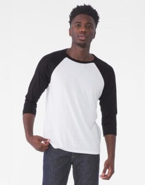 Unisex 3/4 Sleeve Baseball T-Shirt