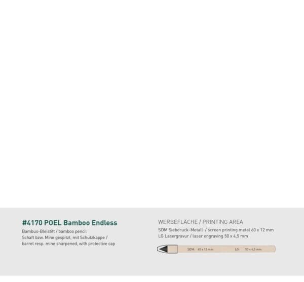 Bleistift Penko - POEL Bamboo Endless
