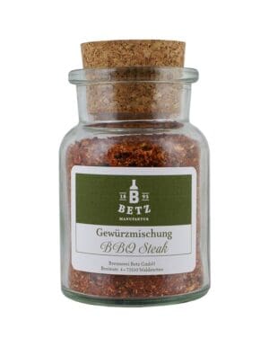 Gewürzglas mit Korken BBQ Steak Gewürz, 70g