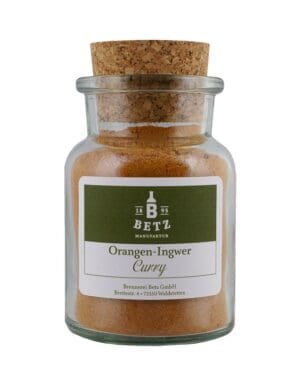 Gewürzglas mit Korken Curry Madras, 65g