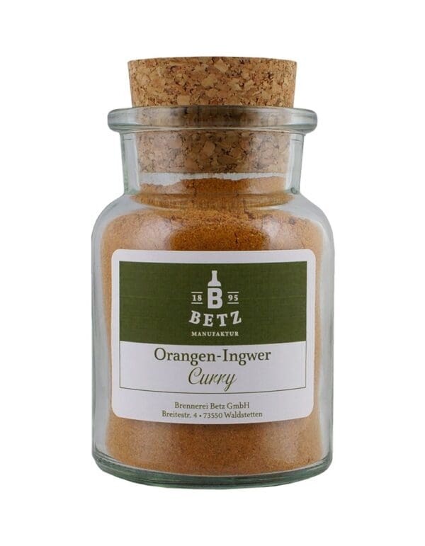 Gewürzglas mit Korken Curry Madras, 65g