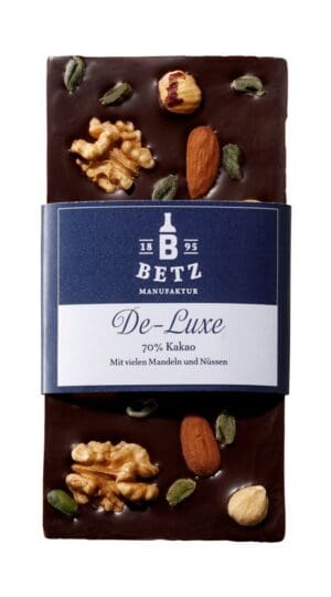 Schoko-Tafel "De-Luxe" 100g in Cello-Verpackung