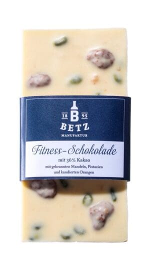 Schoko-Tafel "Fitness" 100g in Cello-Verpackung