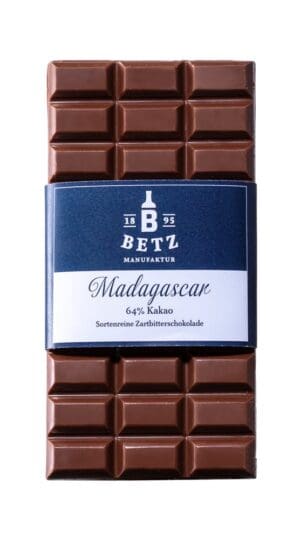 Schoko-Tafel "Madagascar" 100g in Cello-Verpackung