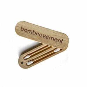 Bamboovement Wiederverwendbare Wattestäbchen