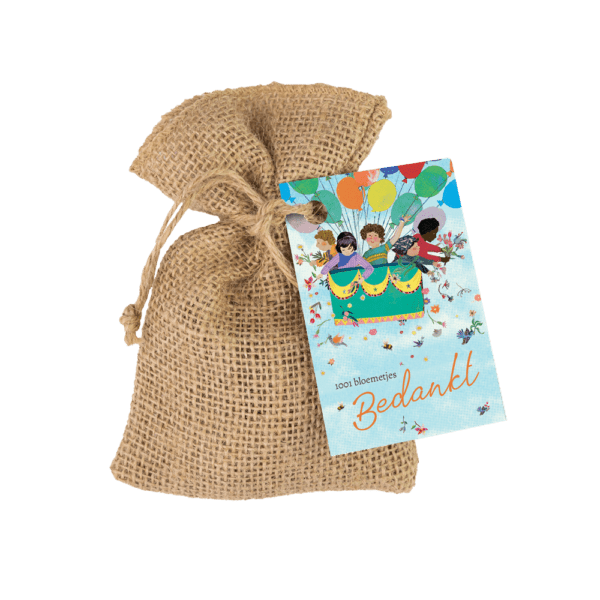 Blossombs Blumenbombe -  Jute-Tasche