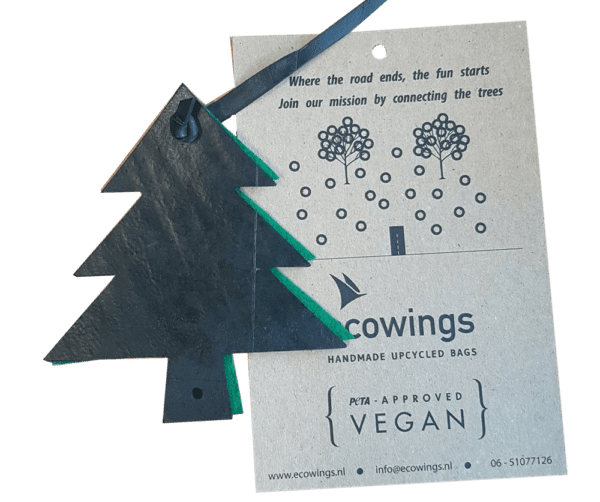 Ecowings Weihnachts-Anhänger auf Karte