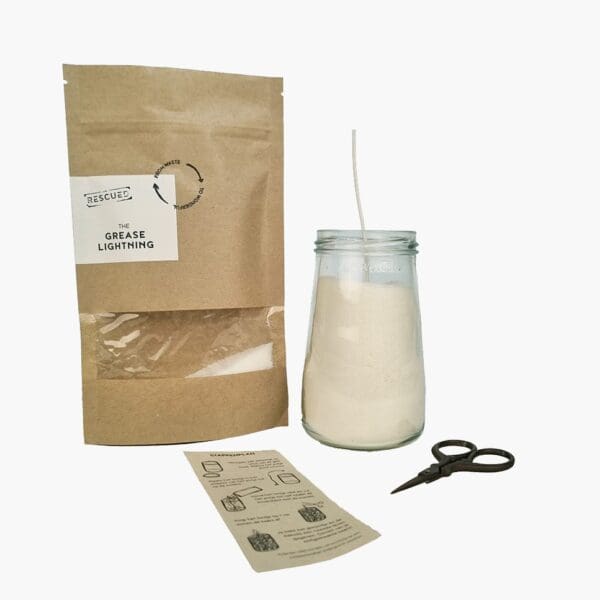 RESCUED - Make your own candle - aus recycelten Fetten