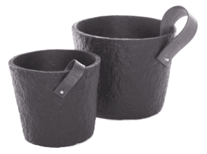 RESCUED - The Paper pot -  2er-Set - aus Altpapier