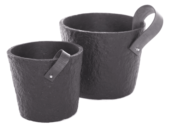 RESCUED - The Paper pot -  2er-Set - aus Altpapier