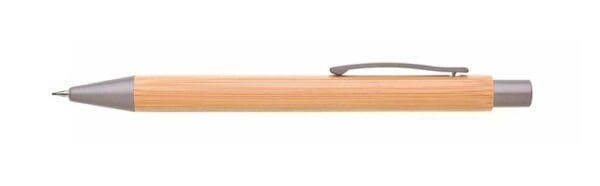 Druckkugelschreiber RIVET  Bambus mit Metallklip