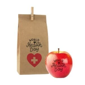 Apple Bag "World Health Day"