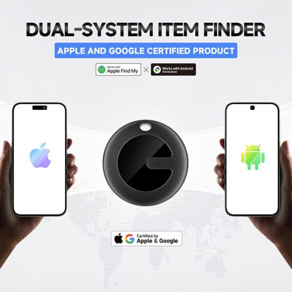 DualTag Tracker Apple und Google Android