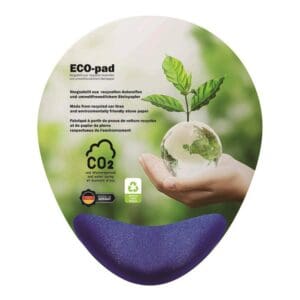 ERGO ECO-pad, Mauspad  200 x 240 mm, ca. 2 mm dick, HB Blau