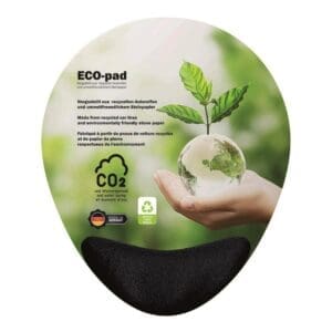 ERGO ECO-pad, Mauspad  200 x 240 mm, ca. 2 mm dick, HB schwarz