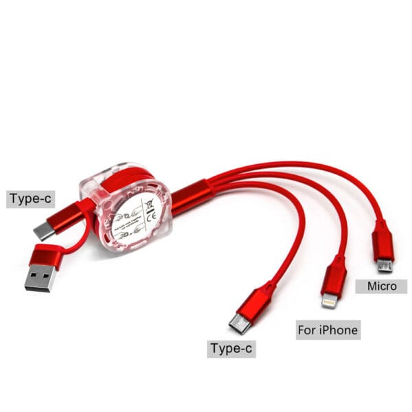 SPINN-cable Color 5 in 1 Ladekabel