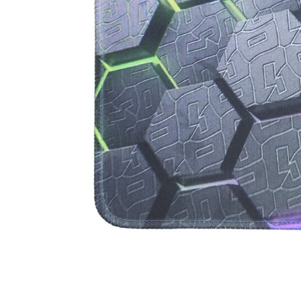 TEXTIL GAME-pad S 350 x 300 x 2,5 mm Rand weiss vernäht