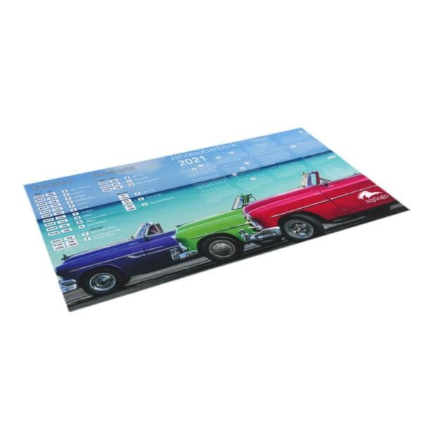 TEXTIL Gaming-pad 800 x 450 x 2,5 mm Rand weiss vernäht