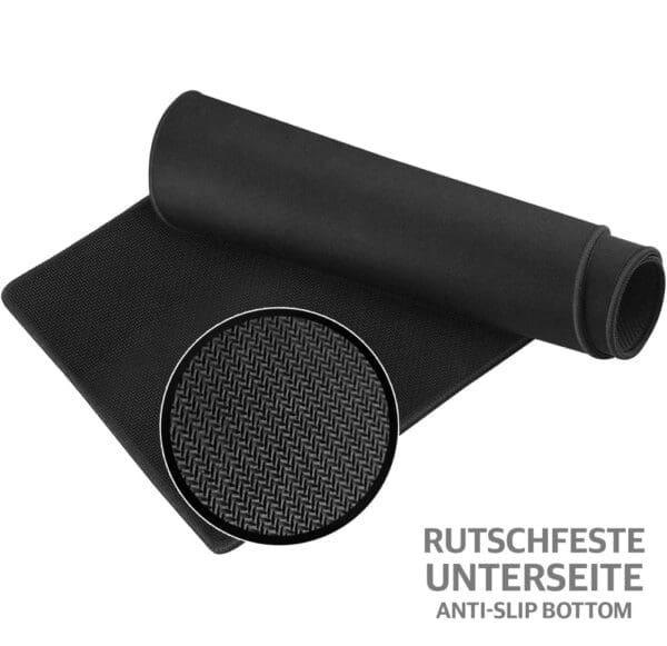 TEXTIL Gaming -pad 900 x 400 x 2,5 mm Rand weiss vernäht