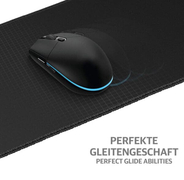 TEXTIL Gaming -pad 900 x 400 x 2,5 mm Rand weiss vernäht