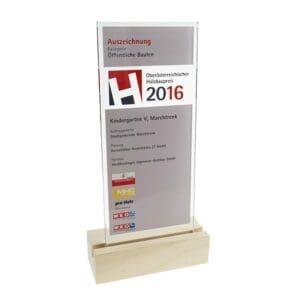 Award Pure Glas Holz