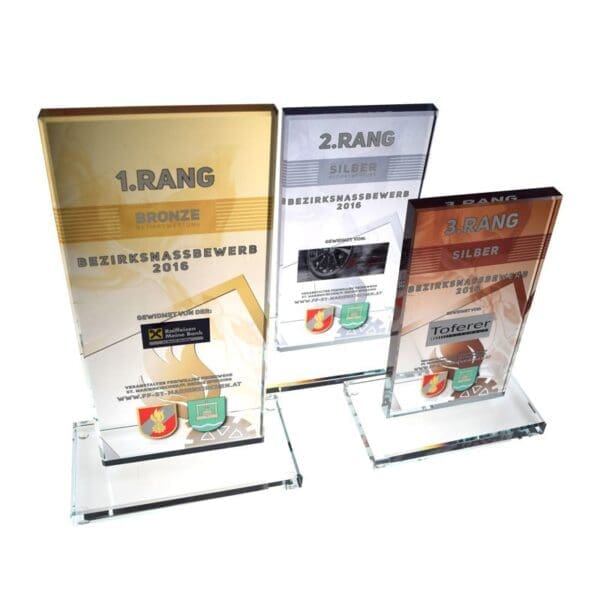 Glas-Award Champion 3er Set