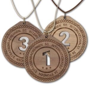 Medaille Holz Lichtblick