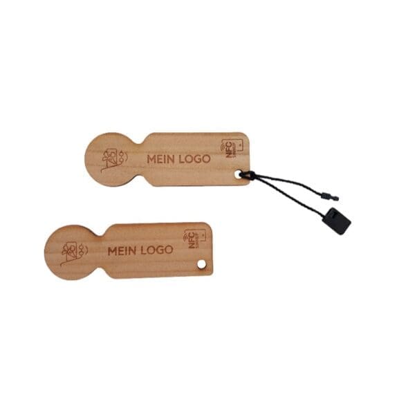 NFC Einkaufswagenlöser "Shoppy" aus Holz