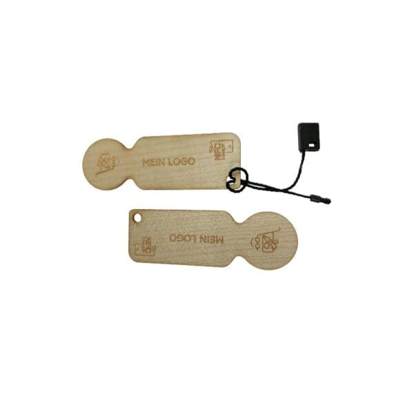 NFC Einkaufswagenlöser "Shoppy" aus Holz